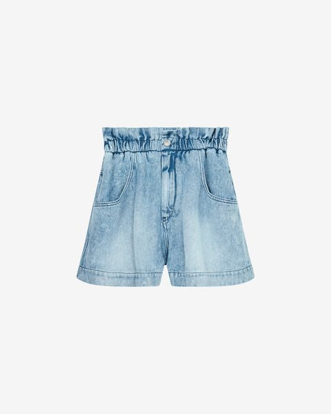 Pantalón corto vaquero titea Woman Azul claro 7