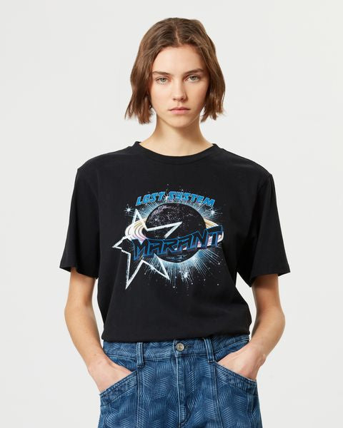 Enna t-shirt in cotone Woman Nero 4