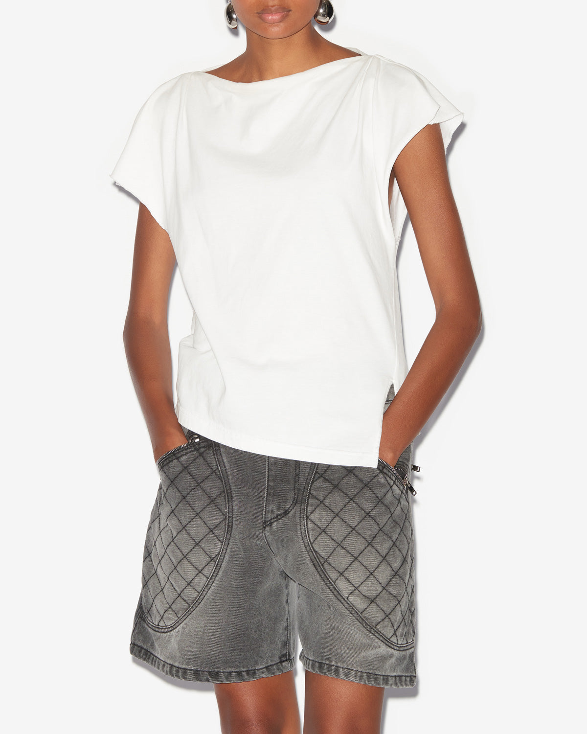 T-shirt sebani Woman Weiß 5