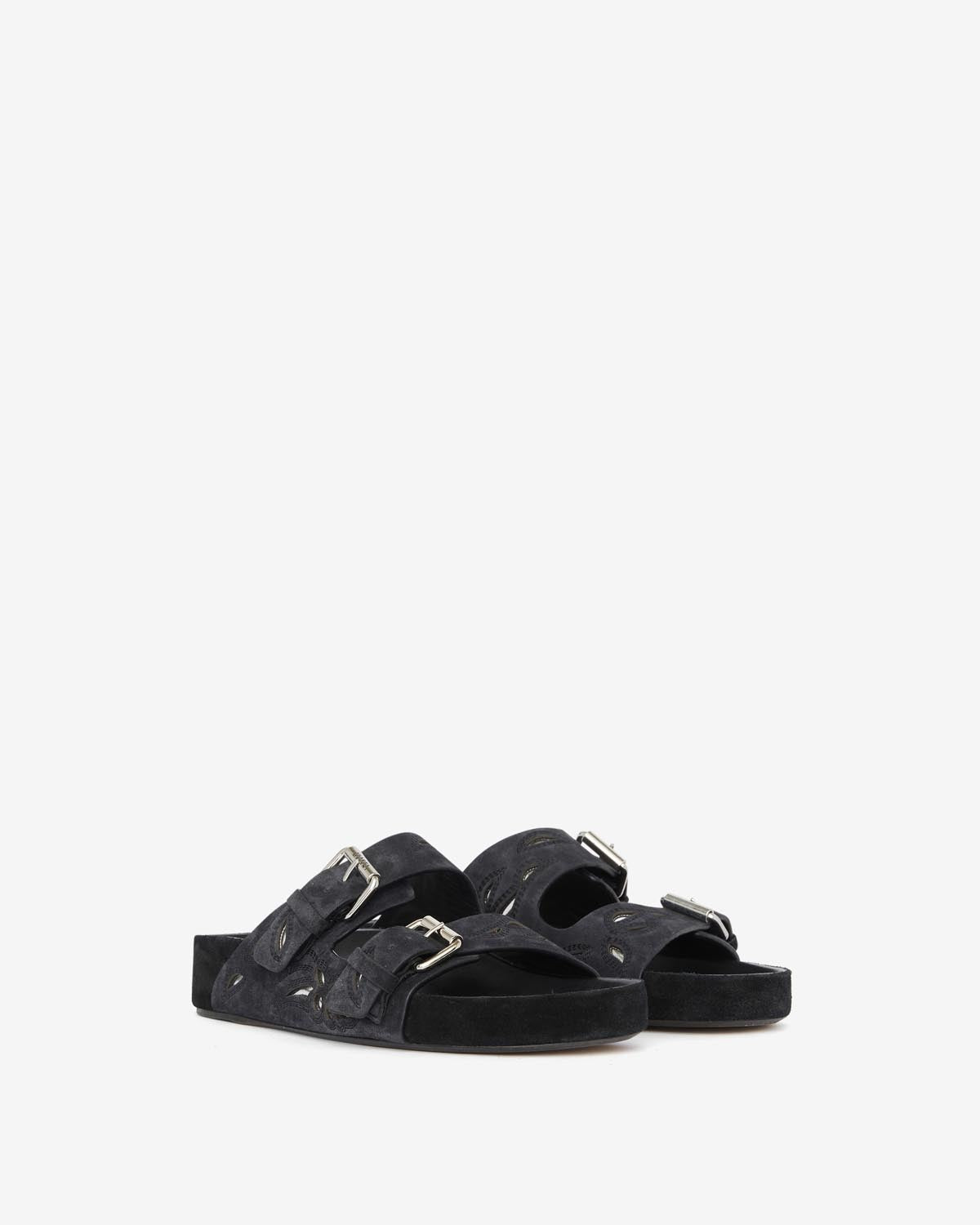 Sandalen lennyo Woman Faded black-silver 3