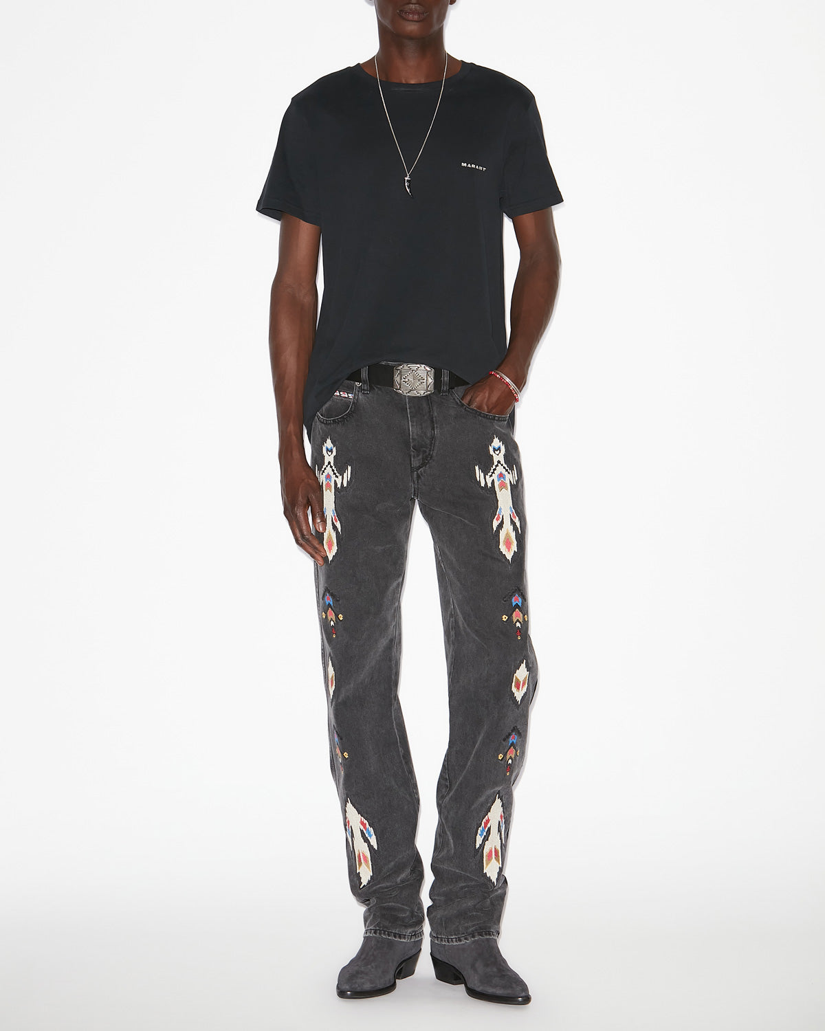 T-shirt zafferh Man Noir 4