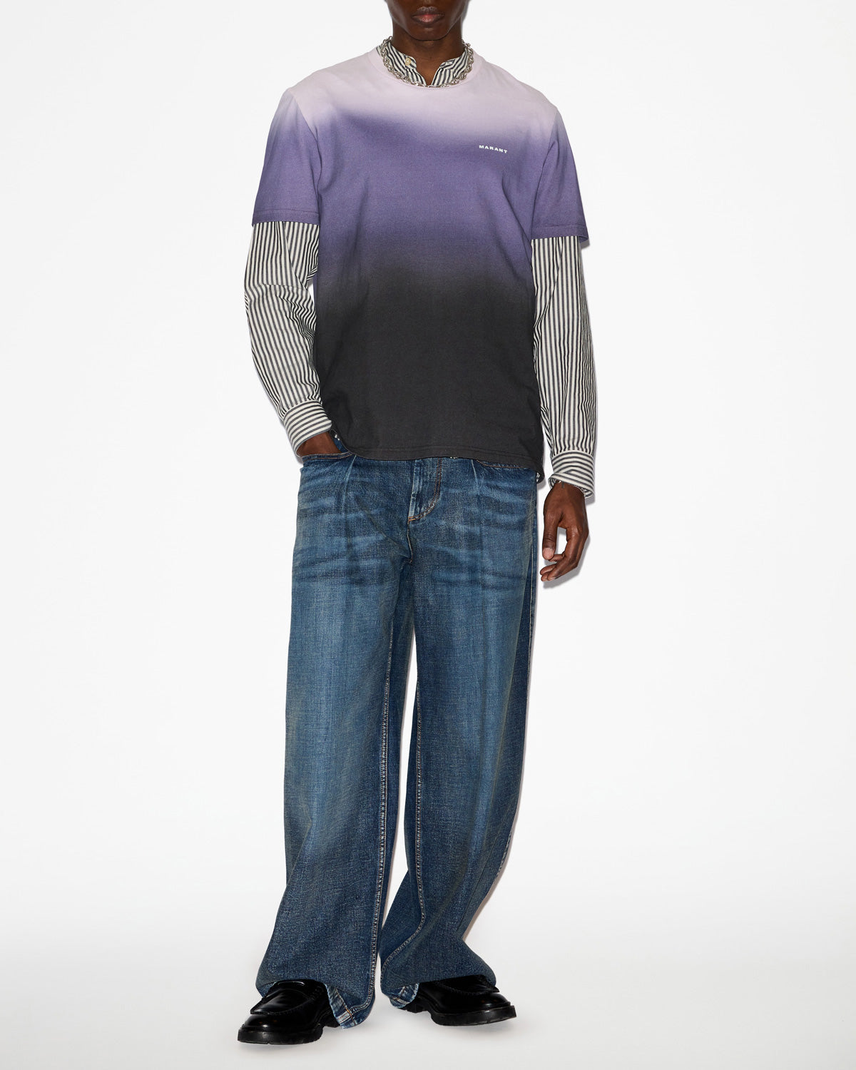 T-shirt honore Man Violet 4