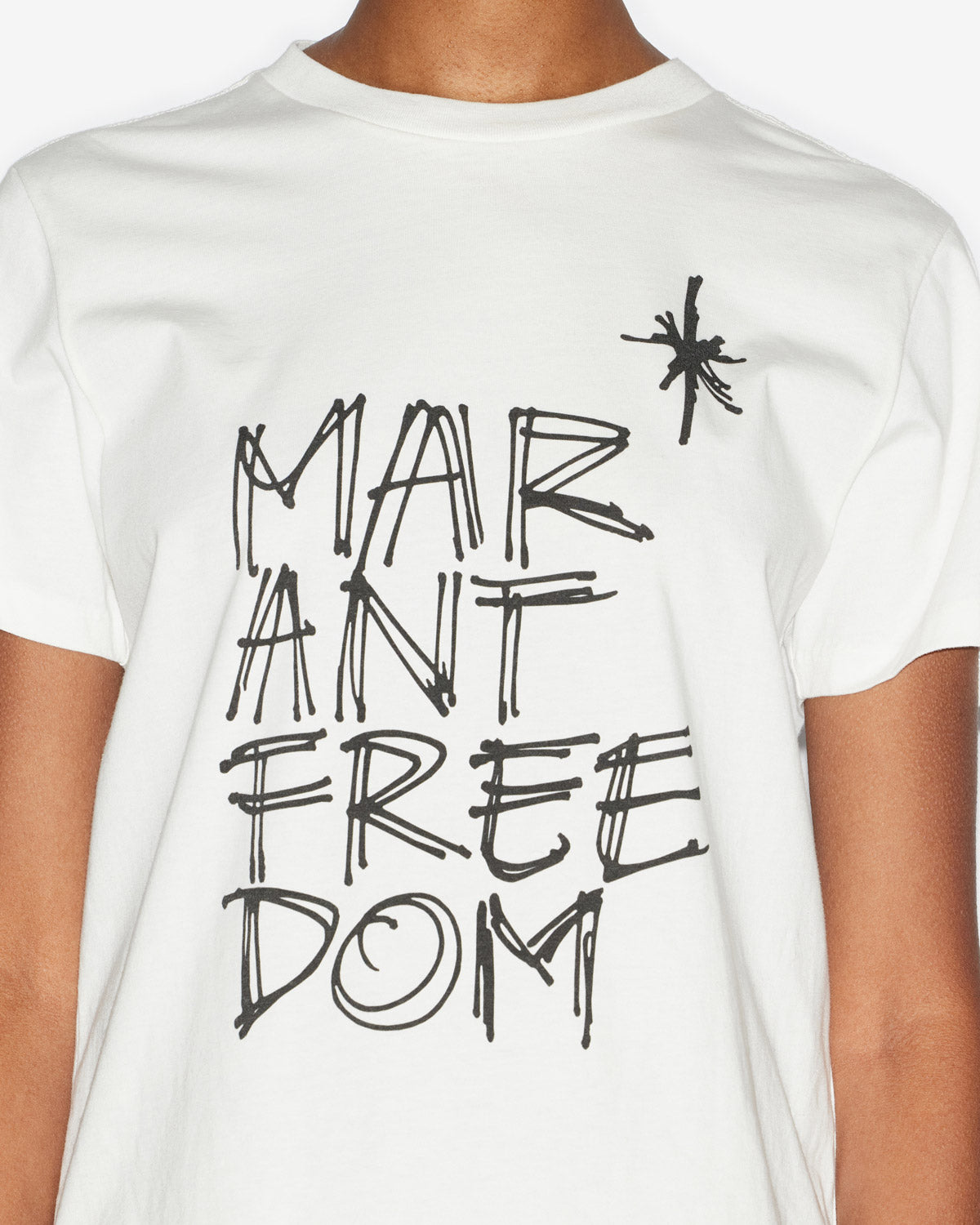 T-shirt zoeline Woman Bianco 4
