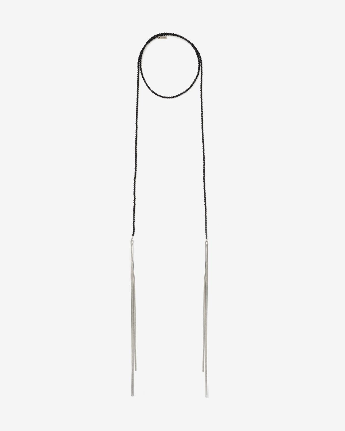 Collier emi Man Noir-gris métal 2