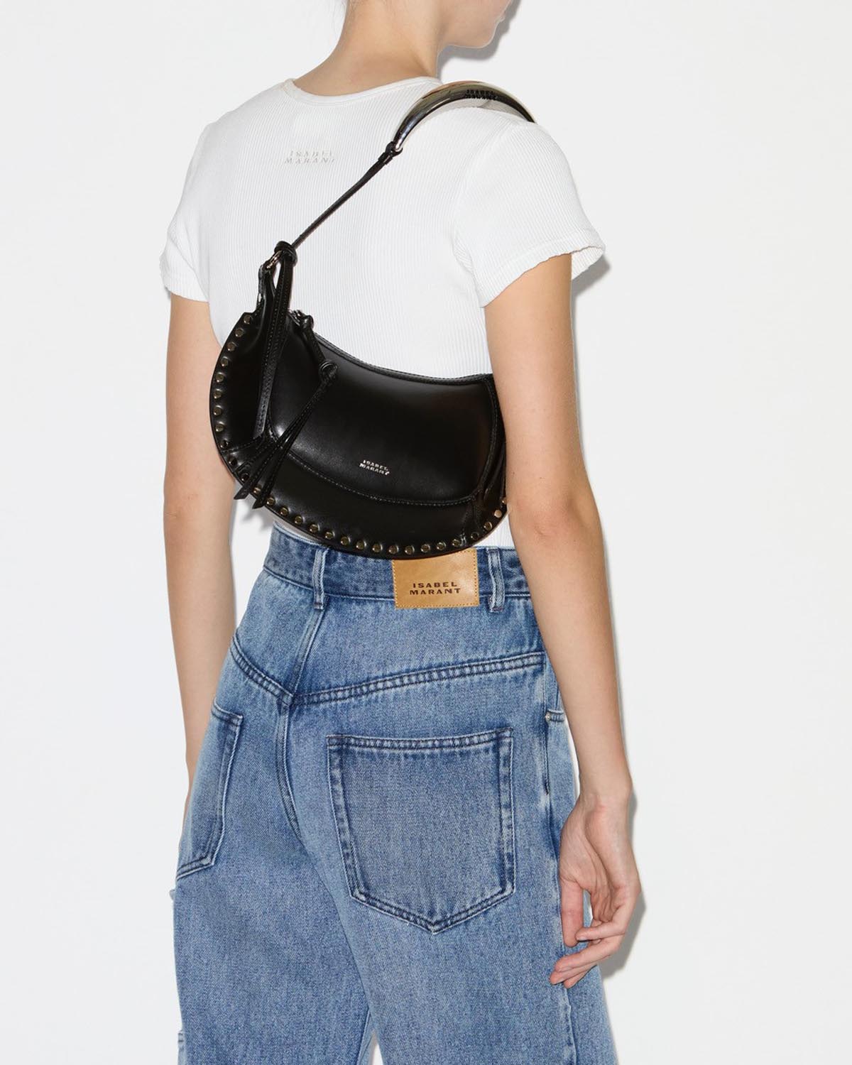 Oskan moon bag Woman Black and silver 3