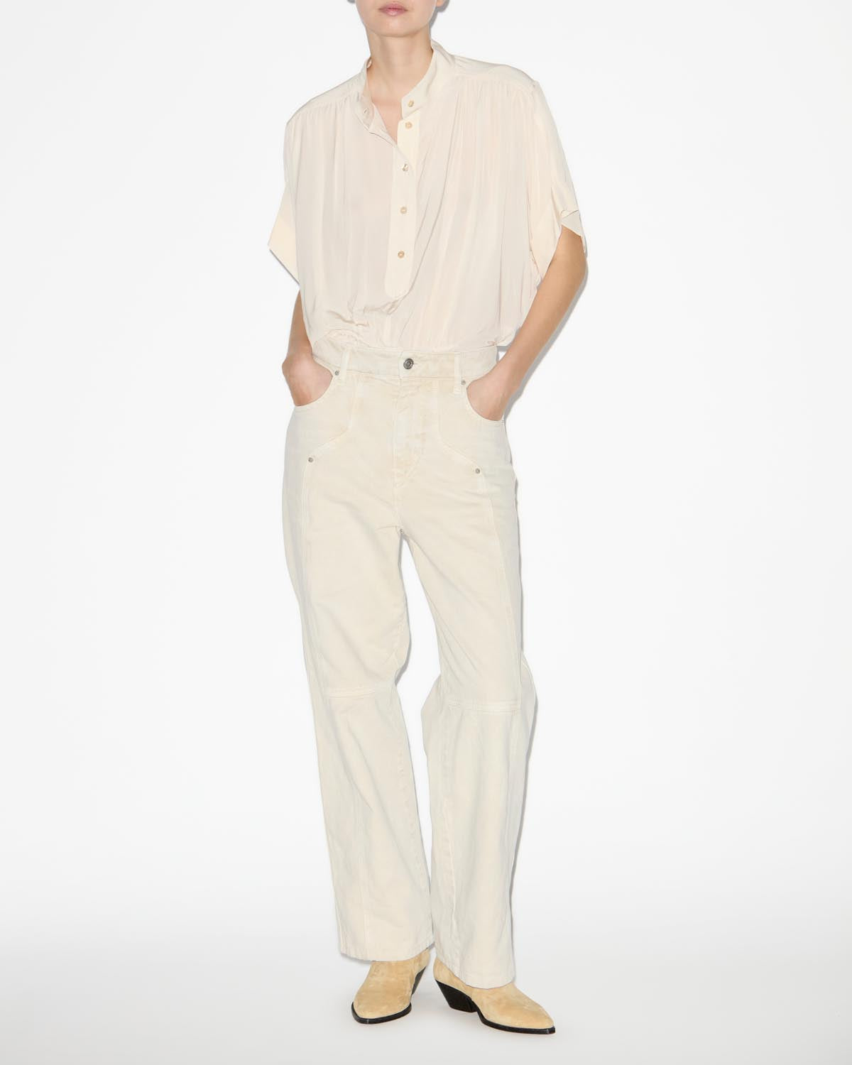 Azalea top Woman Beige 4