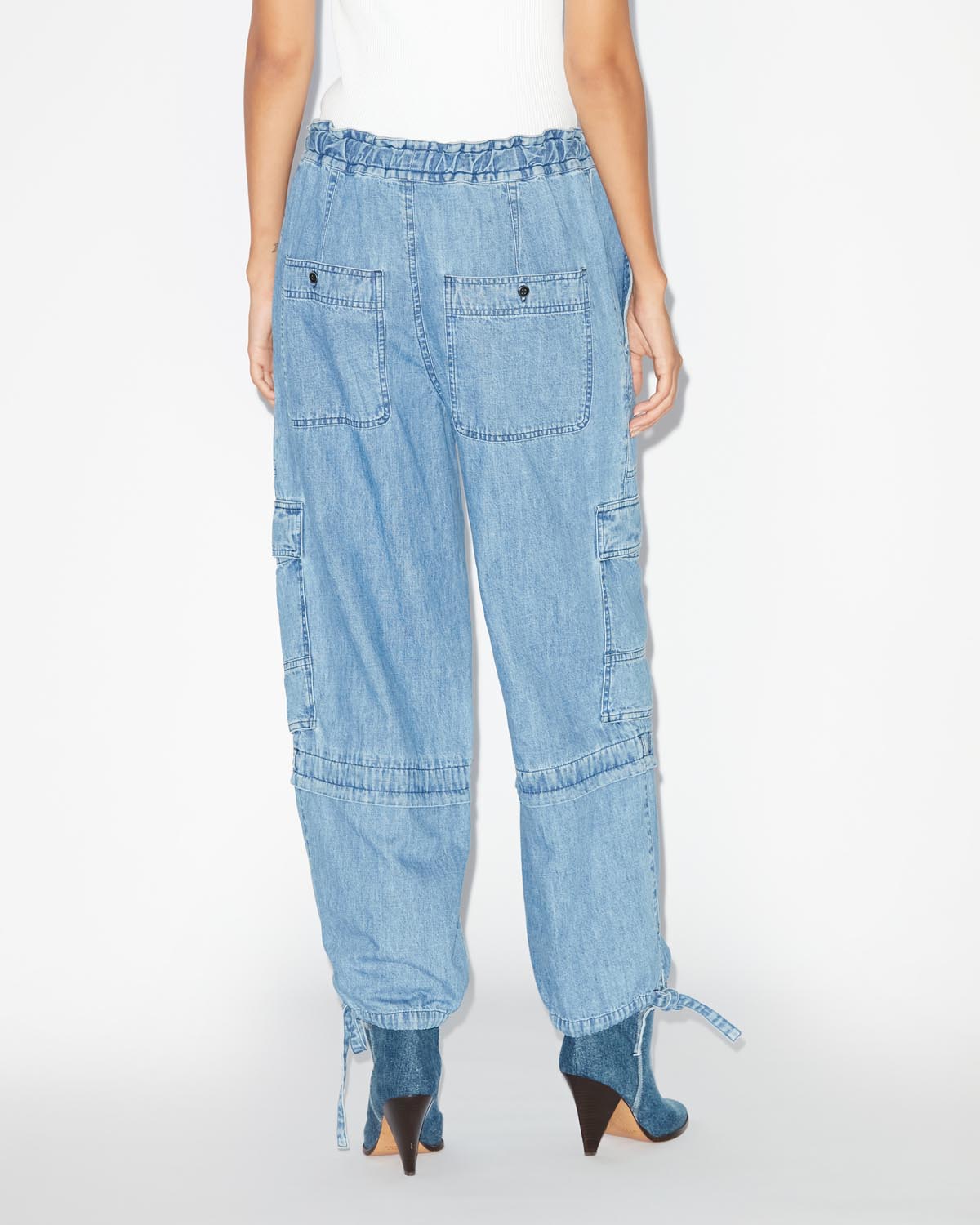 Ivy pants Woman Blue 4