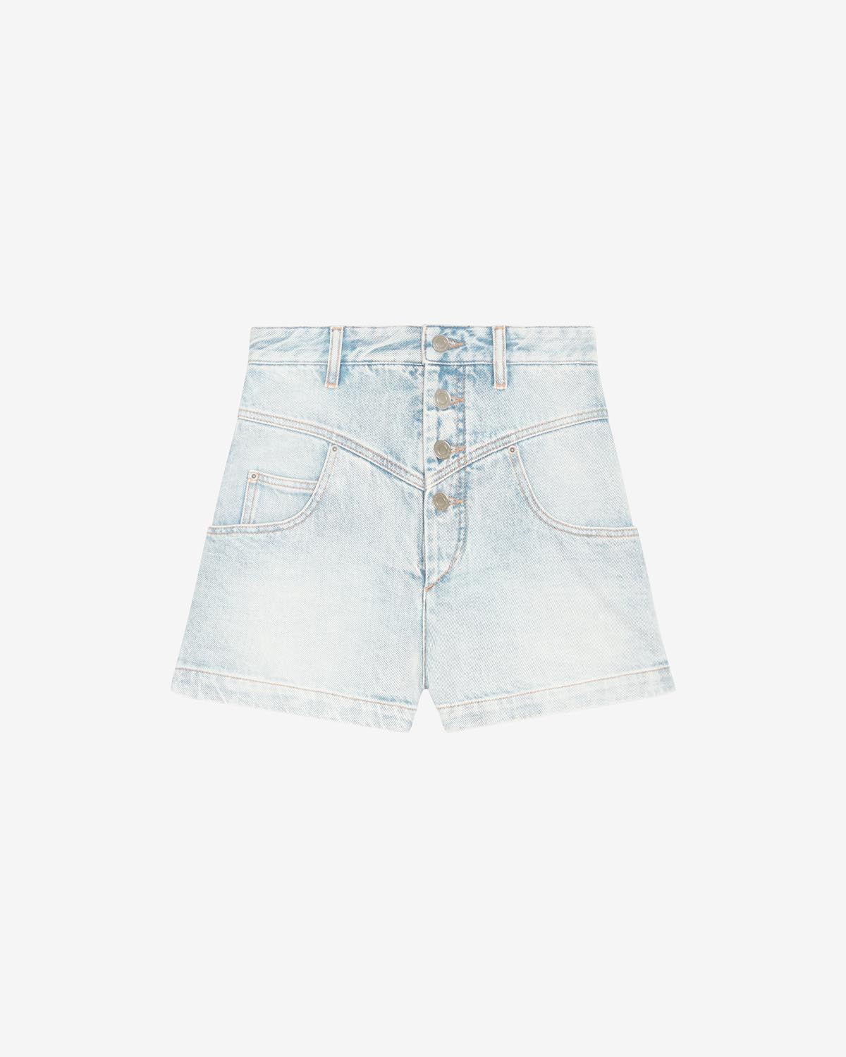 Pantalones cortos jovany Woman Azul claro 4