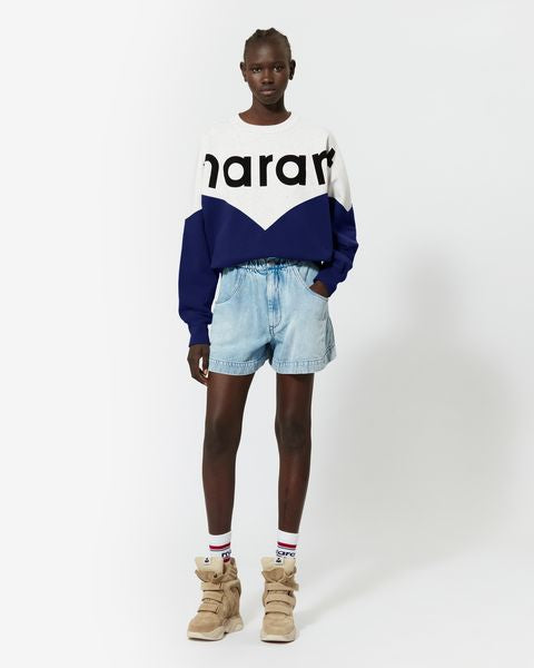 Houston sweatshirt Woman Light blue 4