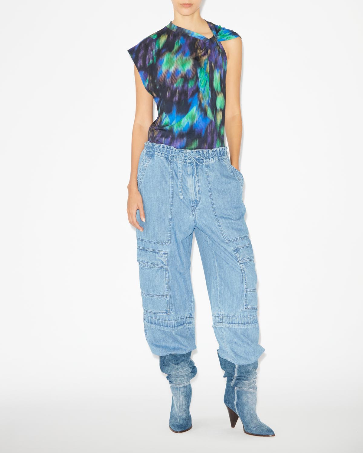 Nayda t-shirt Woman Blue-green 4