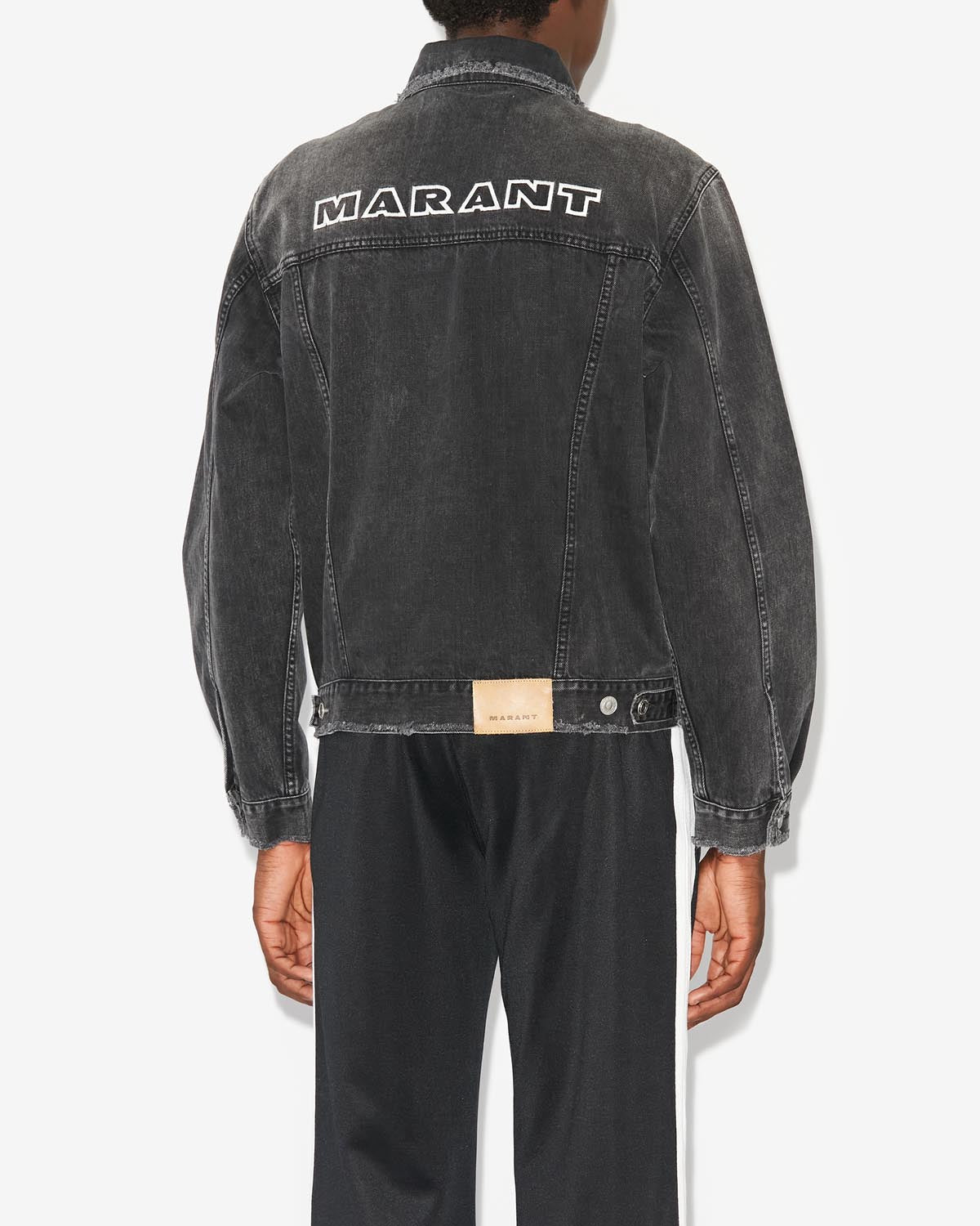 Chaqueta jango Man Negro lavado 4