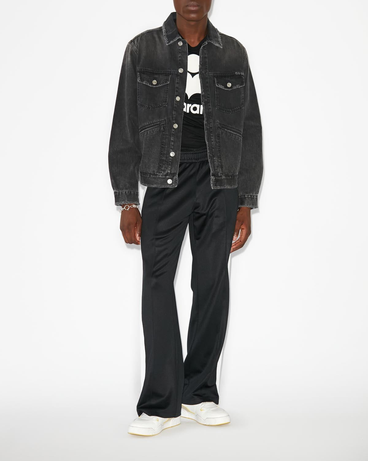Chaqueta jango Man Negro lavado 4