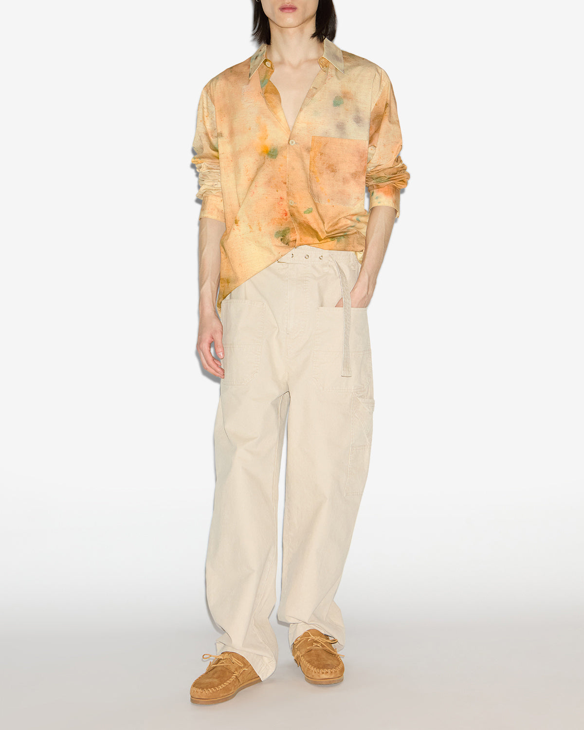 Hemd yacine Man Beige 4