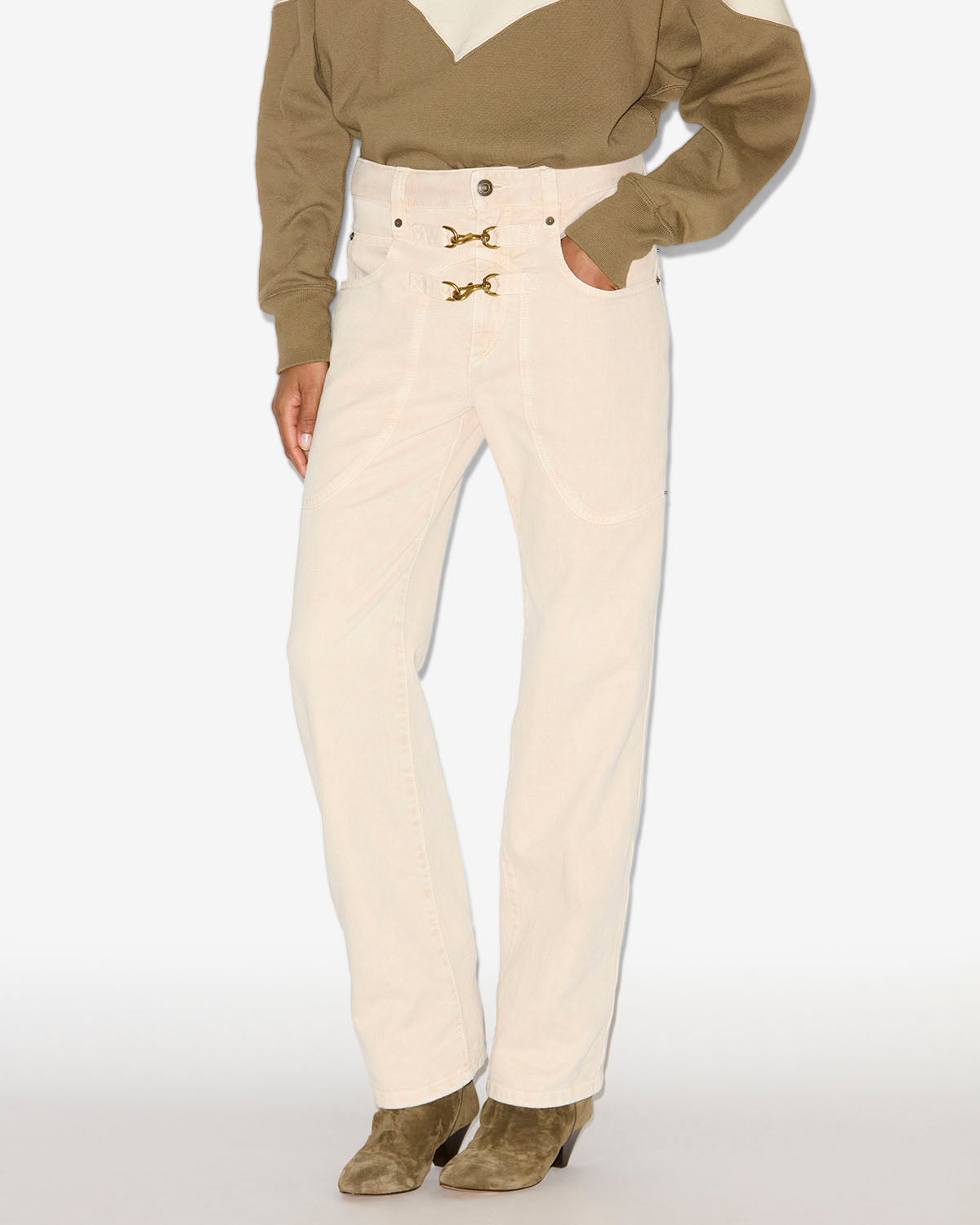 Hose brinley Woman Naturfarben 4