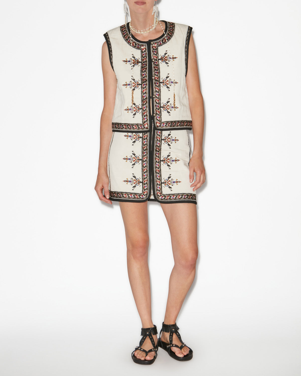 Cardigan zeana Woman Ecru 4