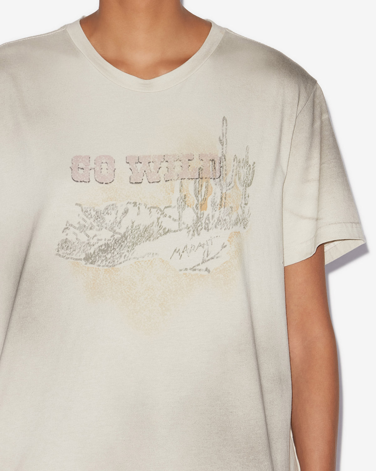 T-shirt zaof Woman Beige 4